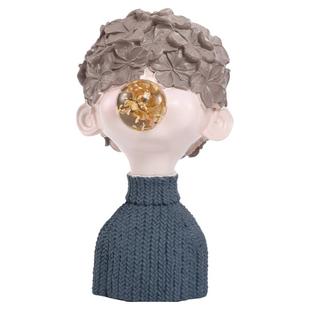 北欧轻奢艺术感摆件现代客厅书架酒柜家居创意工艺雕塑玄关装饰品