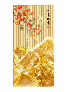 轻奢玄关挂画可定制尺寸顺丰入户