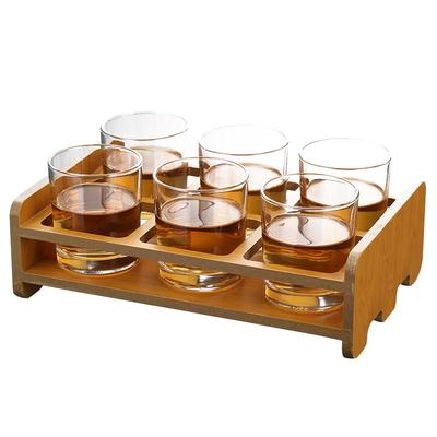 青苹果玻璃杯子套装客厅6只酒杯