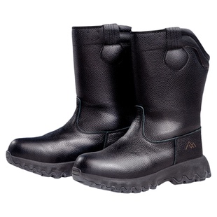 雪地靴男冬季蒙古真皮骑马靴男皮毛一体东北加厚防水防滑羊毛棉靴