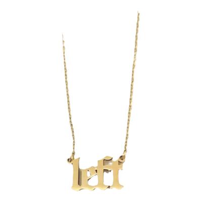 tf家族左航同款字母项链明星周边