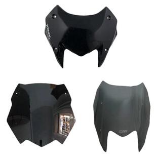 适用22-26款雅马哈TMAX560改装竞技风挡前挡风玻璃竞技风镜导流罩