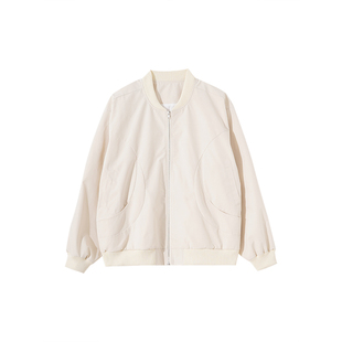 Holocene美式潮牌棒球领冲锋夹克春秋季宽松休闲户外简约防风外套