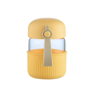 迷你玻璃杯女生小清新户外便携水瓶高硼硅简约儿童可爱水杯 220ml