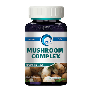 ENC美国益恩喜蘑菇复合姬松茸术后病后营养补充恢复精力灵芝松花