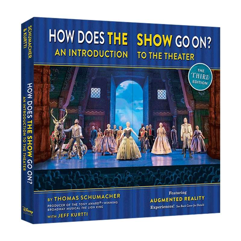 冰雪奇缘 英文原版 How Does the Show Go On The Frozen Edition 演出如何进行 迪士尼剧场纪念册 舞台剧设定集画册 精装 英文版