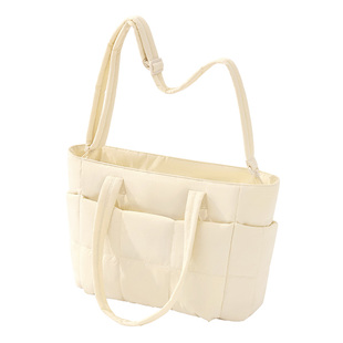 托特包女大容量轻便单肩包手提通勤包百搭大学生上课电脑包可斜跨