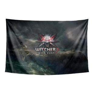 The Witcher巫师3创意游戏周边定制墙布装饰背景布海报挂毯画挂布