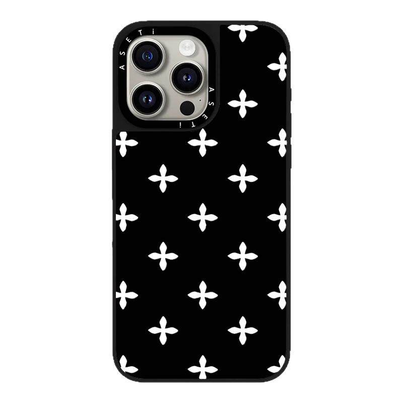 CASETiFiY联名黑色丝带蝴蝶结十字花园17pro适用于iPhone16promax苹果15plus手机壳14磁吸13华强北平替潮壳女