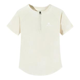 骆驼运动短袖T恤女士2026春夏季跑步瑜伽运动速干训练服圆领上衣