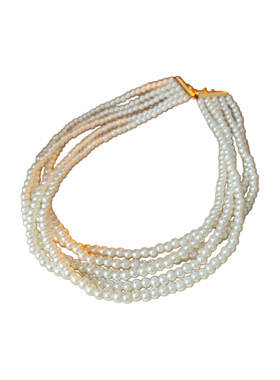 多层叠戴珍珠项链轻奢小众气质