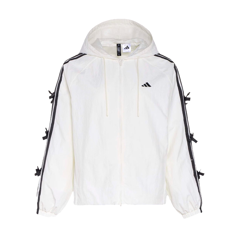 adidas舞动拒水连帽夹克女春