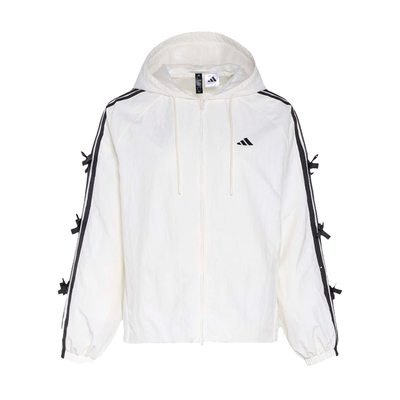 adidas舞动拒水连帽夹克女春