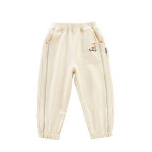 童泰儿童裤子春秋款外穿男童女童长裤宝宝休闲卫裤婴幼儿宝宝春装