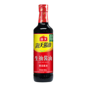 海天生抽老抽酱油500ml