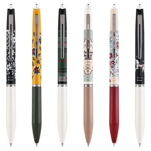 【复古限定】日本Pilot百乐ACRO炫滑圆珠笔0.5mm圣诞复古系列VINTAGE MARKET高颜值学生按压式笔黑笔