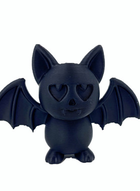 3D打印迷你可爱吸血蝙蝠模型夜市摆地摊同款家居书房装饰品摆件