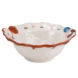 肆月碗家用汤碗面碗2026新款高颜值大碗陶瓷大号釉下彩吃面高级感