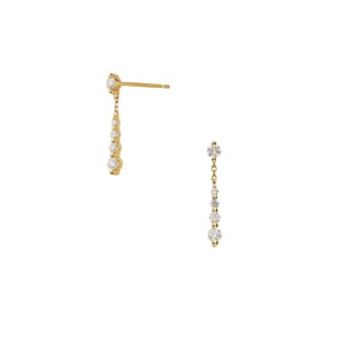 水滴流苏耳钉女款清冷感简约2026新款爆款高级感轻奢气质大气耳饰