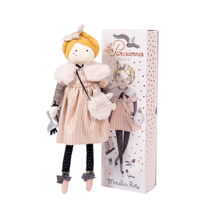 法国moulinroty茉兰若缇巴黎女孩26cm可换装毛绒玩偶儿童节礼物