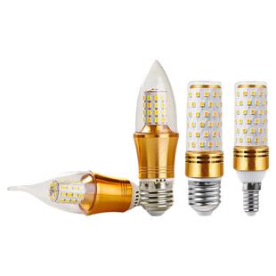 已接入米家APP全光谱尖泡拉尾E14螺口E27智能LED调光调色智能灯泡