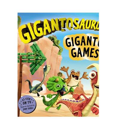 【预售】龙运动会英文儿童绘本虚构类进口原版外版书平装3岁-6岁Gigantosaurus – Giganto GamesCyber Group StudiosTemplar