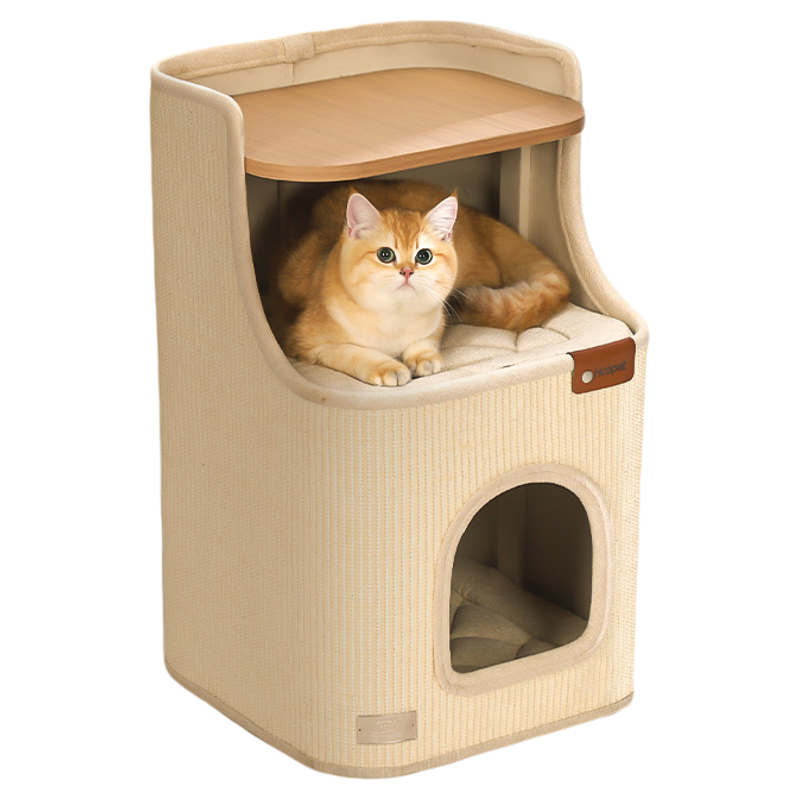 hoopet床头柜猫窝剑麻桶