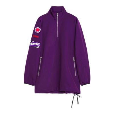 男士立领拉链抽绳夹克