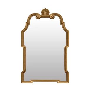 法式卫生间镜子复古防雾智能浴室镜卧室桌面化妆镜美式客厅装饰镜