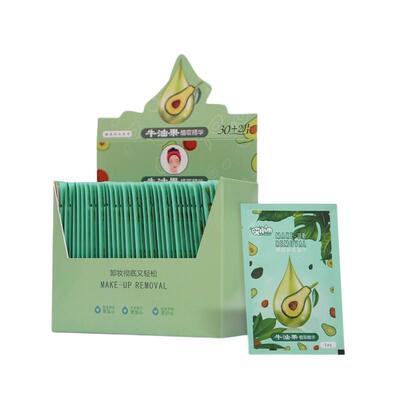 哎小巾32包片盒装牛油果卸妆湿巾