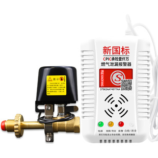 燃气煤气罐液化气泄漏报警器自动切断阀商用餐饮饭店厨房警报器