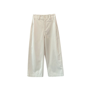 包容性超强！~小个子天丝棉休闲裤女2025新款宽松阔腿九分直筒裤