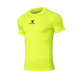 kelme卡尔美紧身衣男短袖运动跑步足球训练服t恤健身衣可定制文字