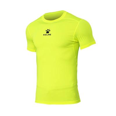 kelme卡尔美紧身衣男t恤文字足球