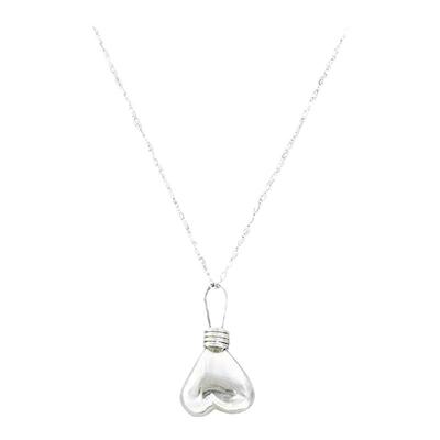 韩国博主mone同款车静媛桃心项链