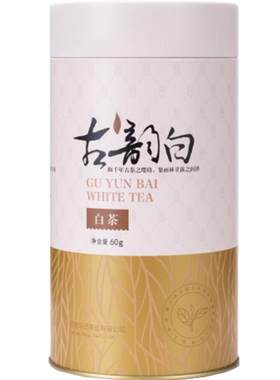 斗记茶业2501古韵白茶60克蜜香