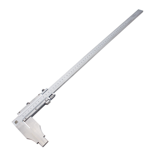 广陆加长爪游标卡尺高精度大型量程单向油标600-1000-1500mm一米