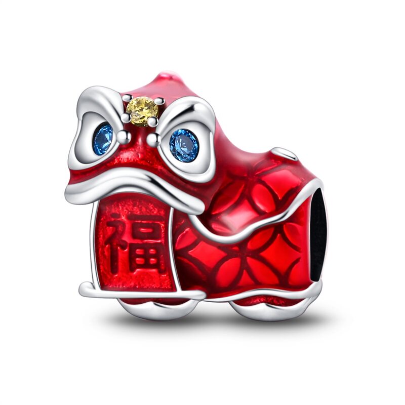 新年系列串珠BEADS原创潘家风格手链珠子银锆石DIY手串如意珠