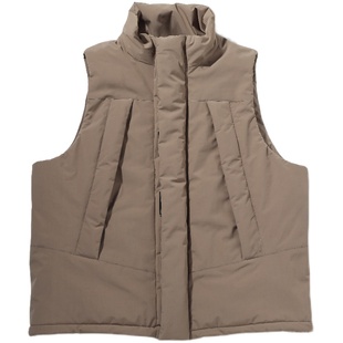 【6折特惠】VAVUES高性能机能保暖棉马甲sorona暖棉日系立领棉衣