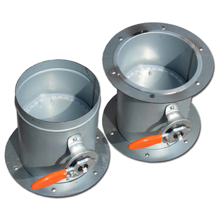 镀锌手动风阀单双法兰阀门风量调节阀蝶阀管道止回阀二通阀止逆阀