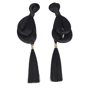 汉服假发一体式古风假发包盘发古装发髻垫发包唐朝发髻七舍假发女