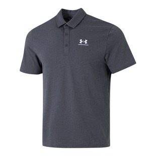 UA安德玛官方正品男装短袖春季新款翻领半袖高尔夫运动服休闲T恤