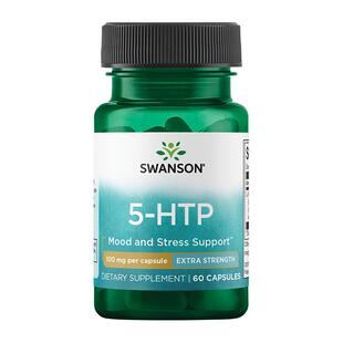 Swanson斯旺森5-HTP五羟色胺酸胶囊睡眠好质量舒缓情绪片美国进口