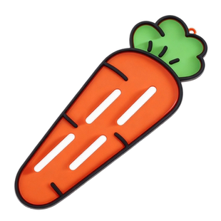 可爱萝卜锅盖收纳垫2025新款隔热垫砧板放置垫厨房台面防滑沥水垫