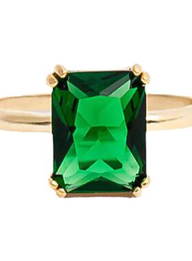 美国代购手作精致方形Emerald