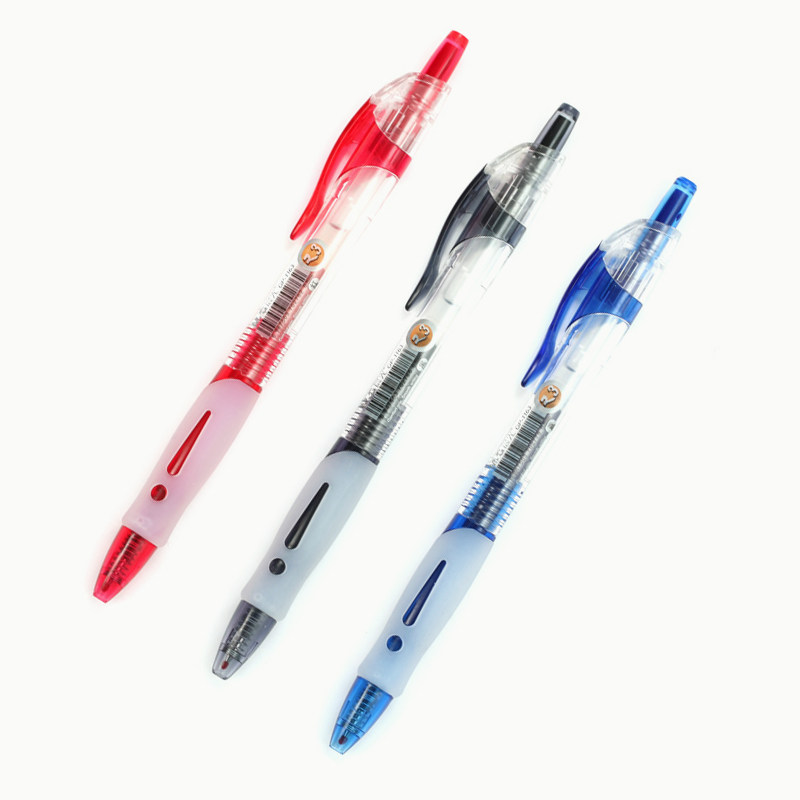 晨光文具按动中性笔 办公经典GP1163签字笔0.5mm子弹头水笔包邮