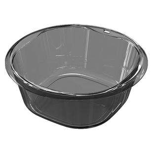 洗脸盆家用轻奢高颜值透明加厚洗漱盆子洗脚盆宿舍洗头盆大塑料盆