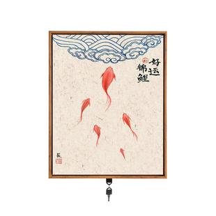 可定制加厚老式配电箱电表箱装饰画竖款明装电闸箱装饰遮挡挂画