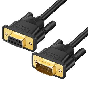 绿联rs232串口线db9连接延长九针公对母交叉转换通讯数据com母头
