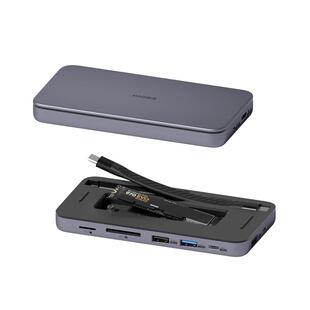 海备思typec拓展坞桌面扩展坞m.2硬盘盒usb转换器hdmi固态nvme雷电3/4笔记本电脑适用于macbookpro便携ipad